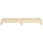 Cream fabric bed frame 80x200 cm by vidaXL, Beds and slatted bases - Ref: Foro24-3120571, Price: 75,20 €, Discount: %