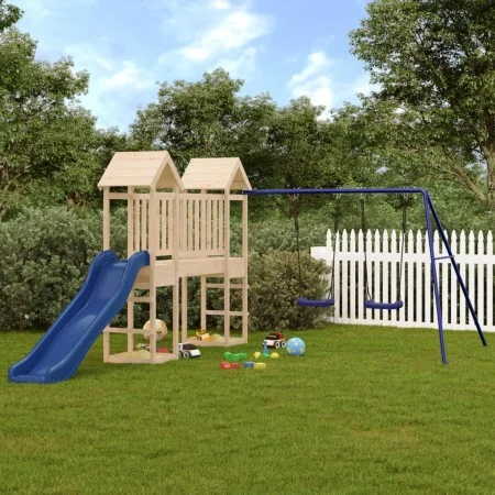 Spielplatz im Freien aus massivem Kiefernholz von vidaXL, Schaukeln und Spielgeräte - Ref: Foro24-3155861, Preis: 434,46 €, R...