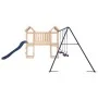 Spielplatz im Freien aus massivem Kiefernholz von vidaXL, Schaukeln und Spielgeräte - Ref: Foro24-3155861, Preis: 434,46 €, R...
