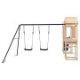 Spielplatz im Freien aus massivem Kiefernholz von vidaXL, Schaukeln und Spielgeräte - Ref: Foro24-3155861, Preis: 434,46 €, R...