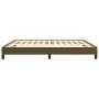 Dark brown fabric bed frame 180x200 cm by vidaXL, Beds and slatted bases - Ref: Foro24-3120535, Price: 114,28 €, Discount: %