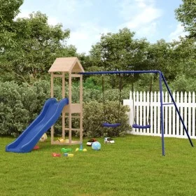 Solid pine wood outdoor playground by vidaXL, Swings and play structures - Ref: Foro24-3155858, Price: 254,32 €, Discount: %