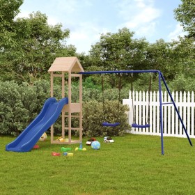 Spielplatz im Freien aus massivem Kiefernholz von vidaXL, Schaukeln und Spielgeräte - Ref: Foro24-3155858, Preis: 266,07 €, R...