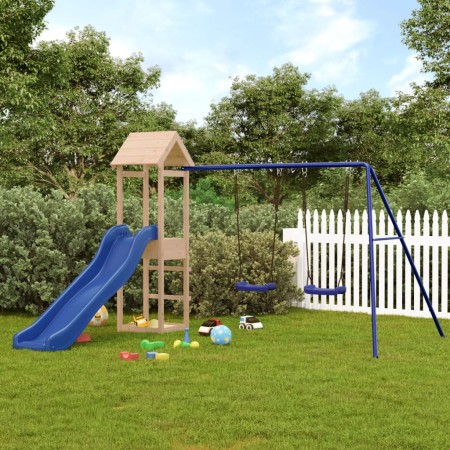 Solid pine wood outdoor playground by vidaXL, Swings and play structures - Ref: Foro24-3155858, Price: 257,75 €, Discount: %