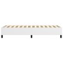 Estructura de cama de cuero sintético blanco 90x200 cm de vidaXL, Camas y somieres - Ref: Foro24-3121024, Precio: 84,81 €, De...