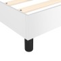 Estructura de cama de cuero sintético blanco 90x200 cm de vidaXL, Camas y somieres - Ref: Foro24-3121024, Precio: 84,81 €, De...