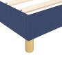 Estructura de cama de tela azul 80x200 cm de vidaXL, Camas y somieres - Ref: Foro24-3120572, Precio: 80,19 €, Descuento: %