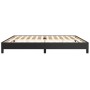 Estructura de cama de cuero sintético negro 200x200 cm de vidaXL, Camas y somieres - Ref: Foro24-3120718, Precio: 117,29 €, D...