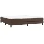 Braunes Kunstlederbettgestell 200x200 cm von vidaXL, Betten und Lattenroste - Ref: Foro24-3120721, Preis: 104,86 €, Rabatt: %