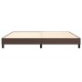 Estructura de cama de cuero sintético marrón 200x200 cm de vidaXL, Camas y somieres - Ref: Foro24-3120721, Precio: 104,74 €, ...