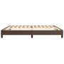 Estructura de cama de cuero sintético marrón 200x200 cm de vidaXL, Camas y somieres - Ref: Foro24-3120721, Precio: 104,74 €, ...