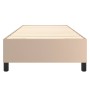 Cappuccino synthetic leather box spring bed frame 90x200 cm by vidaXL, Beds and slatted bases - Ref: Foro24-3121028, Price: 7...