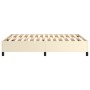Cremefarbener Bettrahmen aus Kunstleder, 140 x 200 cm von vidaXL, Betten und Lattenroste - Ref: Foro24-3121049, Preis: 104,47...