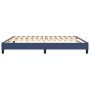 Estructura de cama de tela azul 160x200 cm de vidaXL, Camas y somieres - Ref: Foro24-3120530, Precio: 104,19 €, Descuento: %