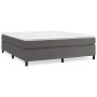 Graues Kunstlederbettgestell 200x200 cm von vidaXL, Betten und Lattenroste - Ref: Foro24-3121063, Preis: 150,10 €, Rabatt: %