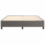 Estructura de cama de cuero sintético gris 200x200 cm de vidaXL, Camas y somieres - Ref: Foro24-3121063, Precio: 146,71 €, De...