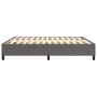 Estructura de cama de cuero sintético gris 200x200 cm de vidaXL, Camas y somieres - Ref: Foro24-3121063, Precio: 146,71 €, De...