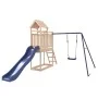 Outdoor playground made of solid pine wood by vidaXL, Swings and play structures - Ref: Foro24-3155876, Price: 345,99 €, Disc...