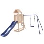 Spielplatz im Freien aus massivem Zirbenholz von vidaXL, Schaukeln und Spielgeräte - Ref: Foro24-3155876, Preis: 359,27 €, Ra...
