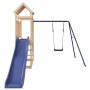 Spielplatz im Freien aus massivem Zirbenholz von vidaXL, Schaukeln und Spielgeräte - Ref: Foro24-3155876, Preis: 359,27 €, Ra...