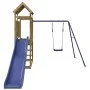 Impregnated pine wood outdoor playground by vidaXL, Swings and play structures - Ref: Foro24-3155878, Price: 340,89 €, Discou...