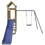 Spielplatz im Freien aus imprägniertem Kiefernholz von vidaXL, Schaukeln und Spielgeräte - Ref: Foro24-3155878, Preis: 375,06...