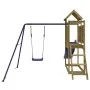Parque infantil de exterior madera de pino impregnada de vidaXL, Columpios y estructuras de juegos - Ref: Foro24-3155878, Pre...