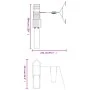 Impregnated pine wood outdoor playground by vidaXL, Swings and play structures - Ref: Foro24-3155878, Price: 340,89 €, Discou...