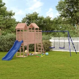 Douglas-Massivholz-Außenspielplatz von vidaXL, Schaukeln und Spielgeräte - Ref: Foro24-3155886, Preis: 514,82 €, Rabatt: %