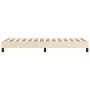 Cream synthetic leather bed frame 90x200 cm by vidaXL, Beds and slatted bases - Ref: Foro24-3120678, Price: 77,21 €, Discount: %