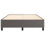 Estructura de cama de cuero sintético gris 140x200 cm de vidaXL, Camas y somieres - Ref: Foro24-3121051, Precio: 104,67 €, De...