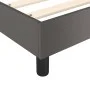 Gray synthetic leather bed frame 140x200 cm by vidaXL, Beds and slatted bases - Ref: Foro24-3121051, Price: 111,68 €, Discoun...
