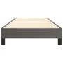 Gray synthetic leather bed frame 90x190 cm by vidaXL, Beds and slatted bases - Ref: Foro24-3120674, Price: 72,98 €, Discount: %
