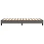 Gray synthetic leather bed frame 90x190 cm by vidaXL, Beds and slatted bases - Ref: Foro24-3120674, Price: 72,98 €, Discount: %