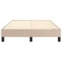 Cappuccino synthetic leather bed frame 120x200 cm by vidaXL, Beds and slatted bases - Ref: Foro24-3120693, Price: 112,99 €, D...