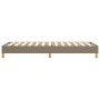 Taupe gray fabric bed frame 80x200 cm by vidaXL, Beds and slatted bases - Ref: Foro24-3120570, Price: 84,29 €, Discount: %