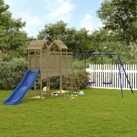 Impregnated pine wood outdoor playground by vidaXL, Swings and play structures - Ref: Foro24-3155887, Price: 544,17 €, Discou...
