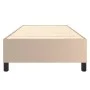 Bettgestell aus Cappuccino-Kunstleder, 90 x 190 cm von vidaXL, Betten und Lattenroste - Ref: Foro24-3121022, Preis: 102,43 €,...