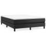 Estructura de cama de cuero sintético negro 140x190 cm de vidaXL, Camas y somieres - Ref: Foro24-3120694, Precio: 98,89 €, De...