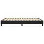Black synthetic leather bed frame 140x190 cm by vidaXL, Beds and slatted bases - Ref: Foro24-3120694, Price: 97,45 €, Discoun...