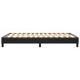 Estructura de cama de cuero sintético negro 140x190 cm de vidaXL, Camas y somieres - Ref: Foro24-3120694, Precio: 98,89 €, De...