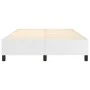 Estructura de cama de cuero sintético blanco 140x190 cm de vidaXL, Camas y somieres - Ref: Foro24-3121042, Precio: 123,02 €, ...