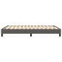 Gray synthetic leather bed frame 140x190 cm by vidaXL, Beds and slatted bases - Ref: Foro24-3120698, Price: 107,42 €, Discoun...