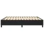 Black synthetic leather bed frame 180x200 cm by vidaXL, Beds and slatted bases - Ref: Foro24-3121059, Price: 138,33 €, Discou...