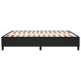 Estructura de cama de cuero sintético negro 180x200 cm de vidaXL, Camas y somieres - Ref: Foro24-3121059, Precio: 140,21 €, D...