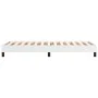 Estructura de cama de cuero sintético blanco 100x200 cm de vidaXL, Camas y somieres - Ref: Foro24-3120683, Precio: 76,45 €, D...