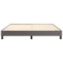 Gray synthetic leather bed frame 200x200 cm by vidaXL, Beds and slatted bases - Ref: Foro24-3120716, Price: 110,62 €, Discoun...