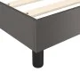 Gray synthetic leather bed frame 200x200 cm by vidaXL, Beds and slatted bases - Ref: Foro24-3120716, Price: 110,62 €, Discoun...