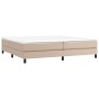 Bettgestell aus Cappuccino-Kunstleder, 200 x 200 cm von vidaXL, Betten und Lattenroste - Ref: Foro24-3120723, Preis: 124,32 €...