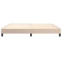 Bettgestell aus Cappuccino-Kunstleder, 200 x 200 cm von vidaXL, Betten und Lattenroste - Ref: Foro24-3120723, Preis: 124,32 €...